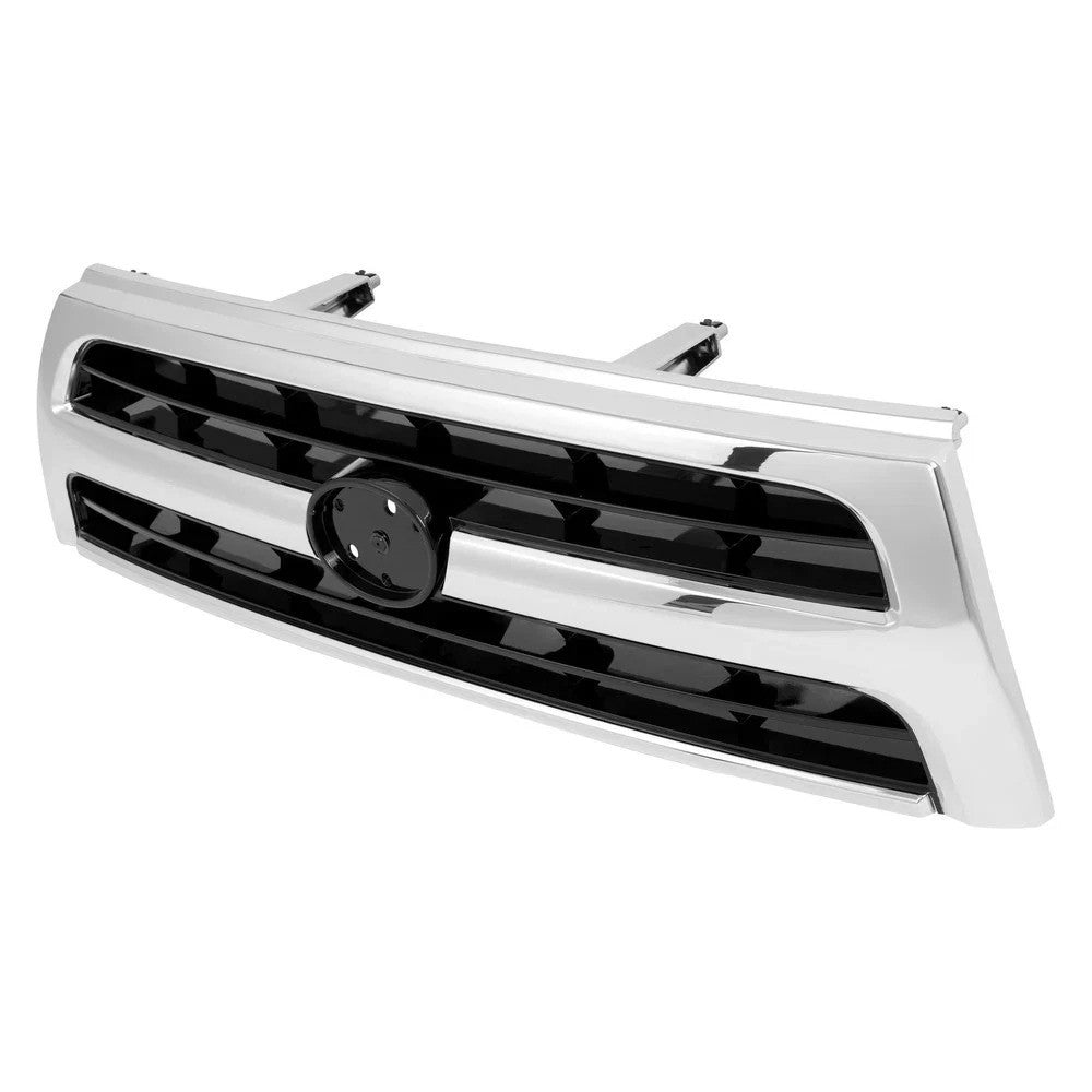 For Toyota 4Runner 99-00 Chrome Shell w/ Black Front Upper Grille w/Badge Slot