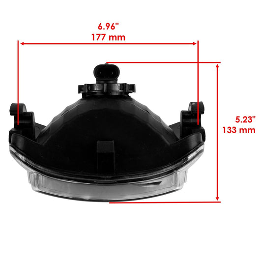 Caltric Headlight Assembly & Bulb For Honda 33150-HP0-A00