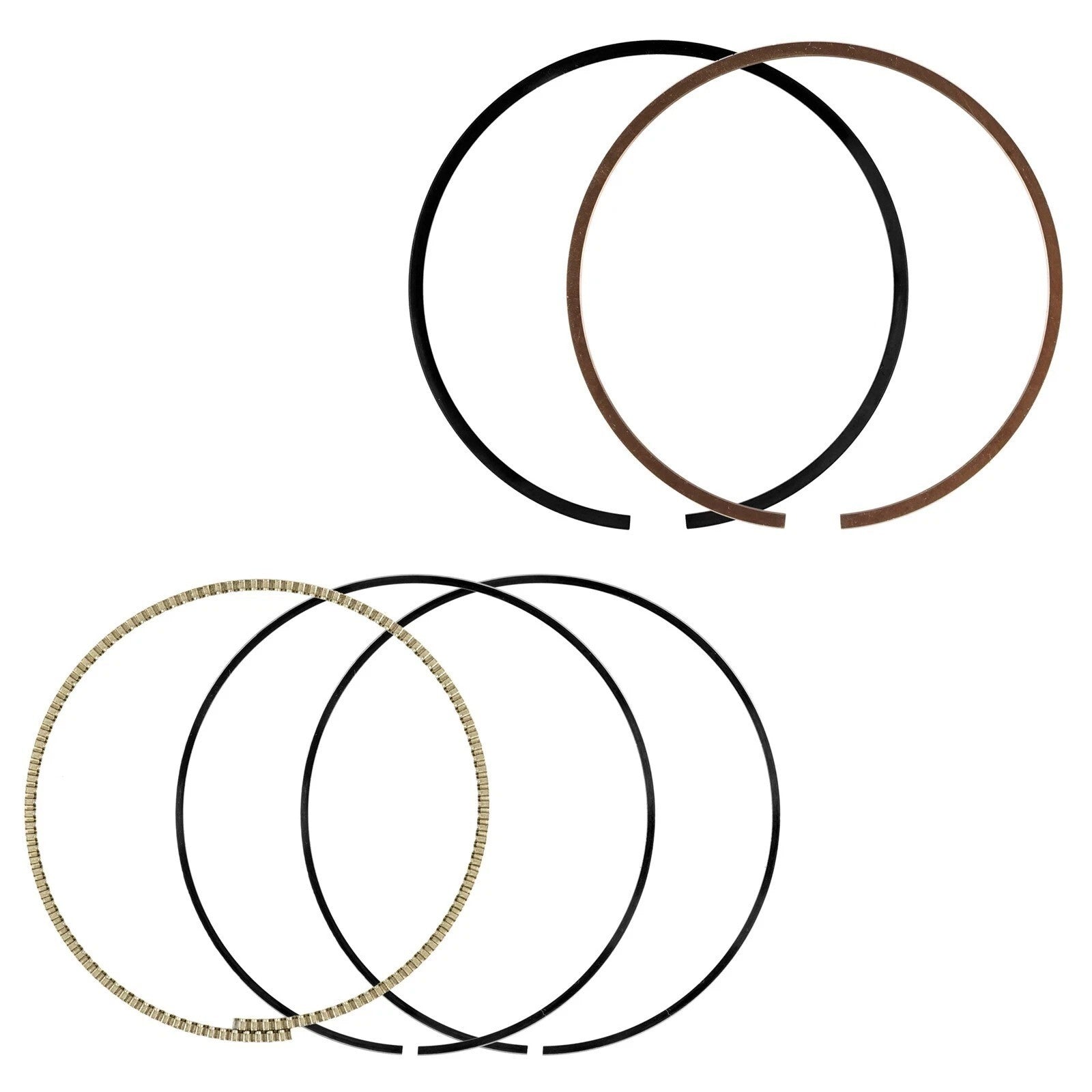 Caltric Piston Ring Set for Yamaha Kodiak 700 YFM700 4X4 EPS 2016 2017 2018