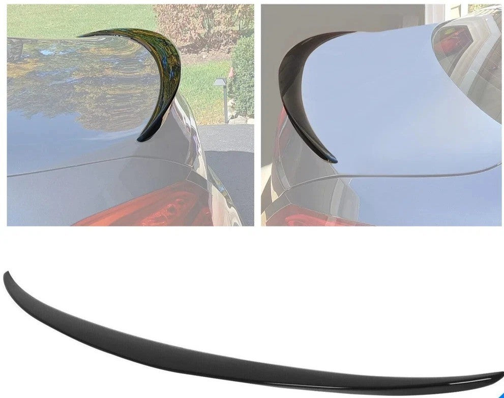 For Mercedes W205 C200 C Class Sedan 2015-2021 Gloss Black Trunk Spoiler Wing