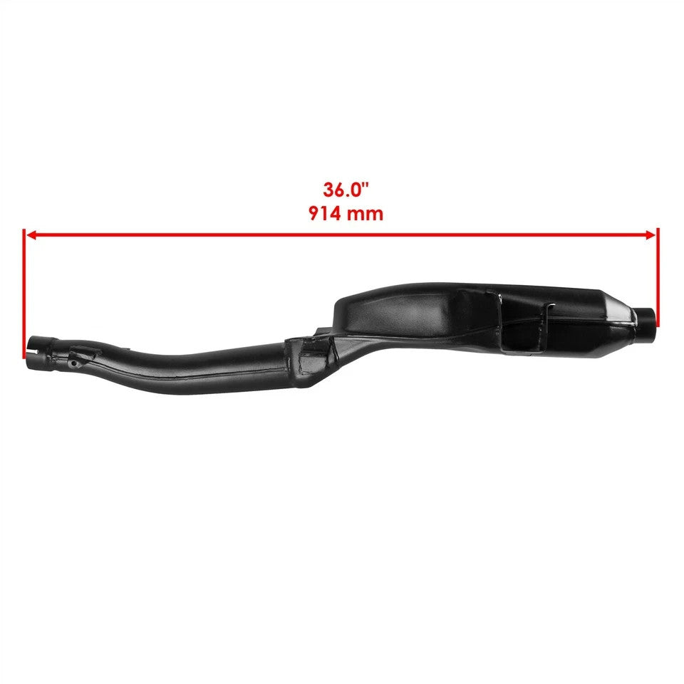 Exhaust Muffler for Yamaha Wolverine 350 YFM350FX YFM35FX 1995 1996 1997 - 2005