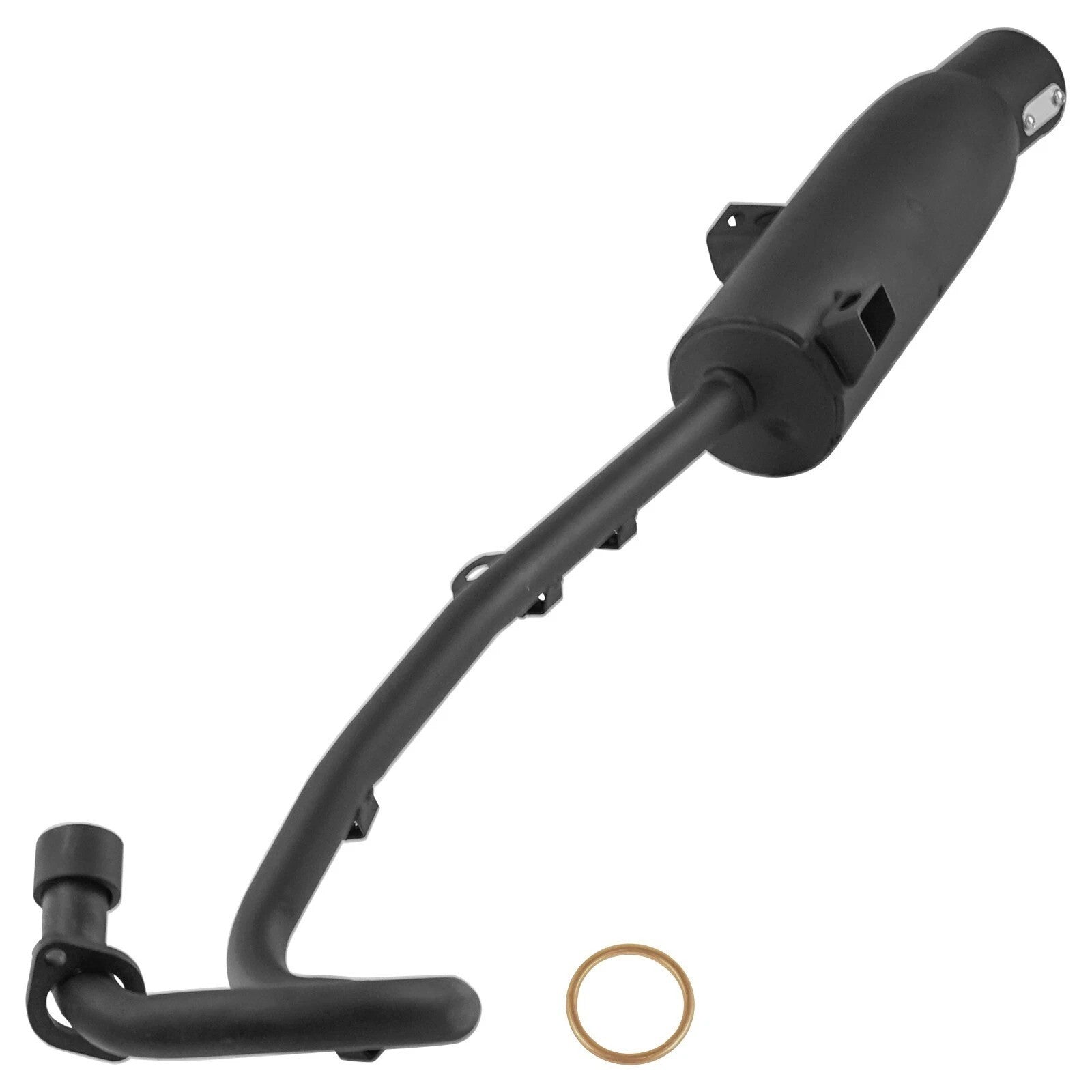 Exhaust Muffler w/ Pipe Gasket fits Honda TRX300FW FourTrax 300 4X4 1988 - 1991