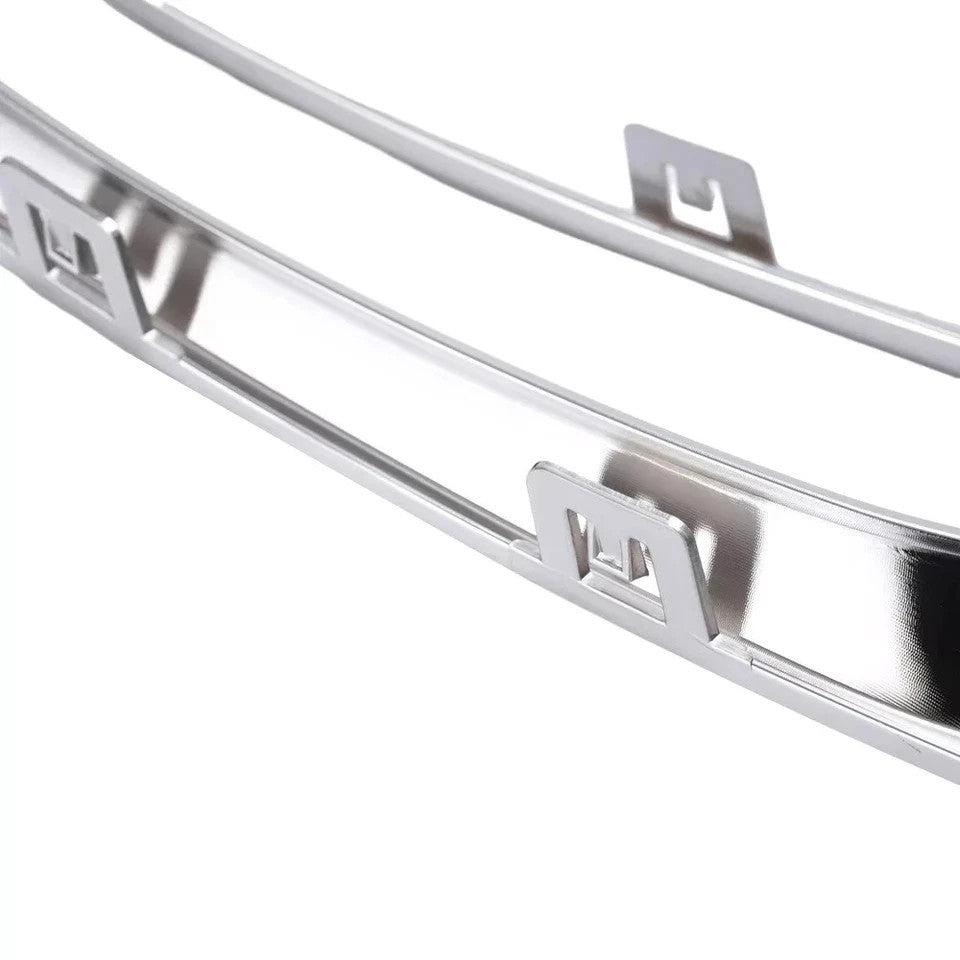 HECASA Pair Chrome Fog Light Cover Trim Bezels LH&RH For Chrysler 300 2015-2024
