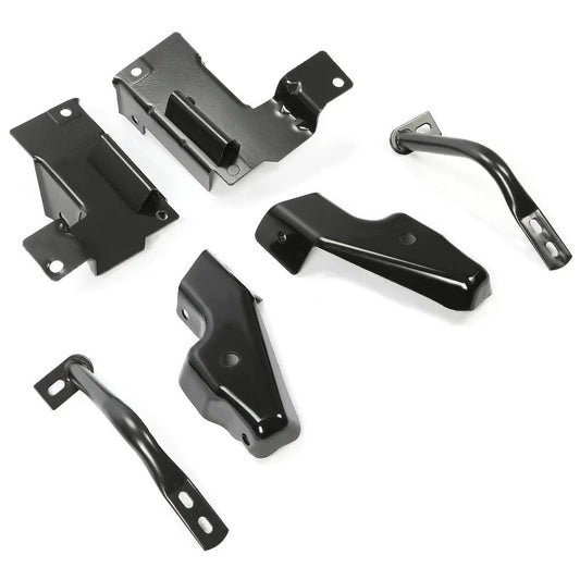 Bumper Bracket Set of 6 Front LH & RH For 2003-06 Chevrolet Silverado 1500 2500