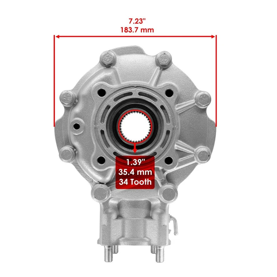 Complete Rear Differential for Honda TRX300FW Fourtrax 300 4X4 1988-1995