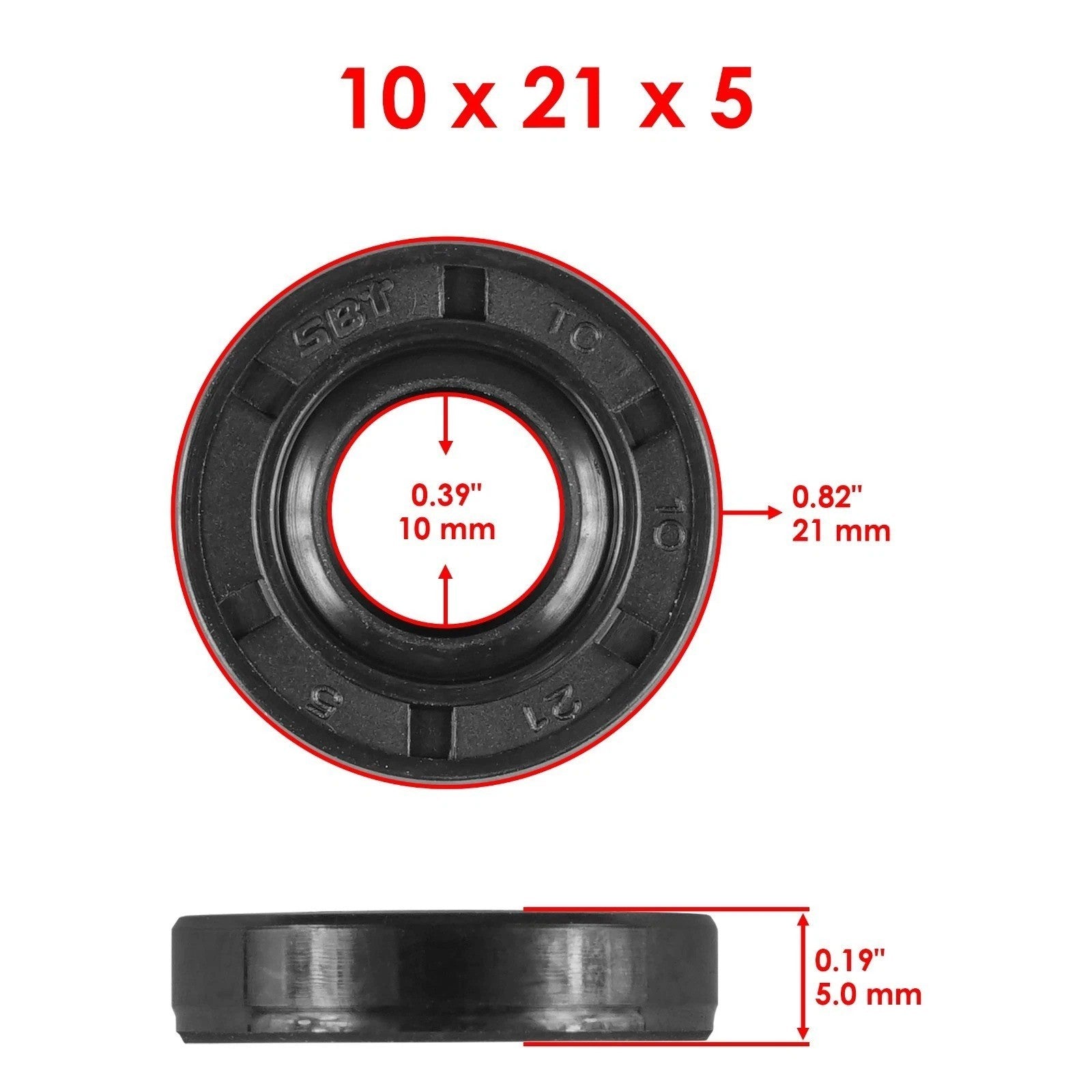 Caltric Water Pump Mechanical Seal Kit for Suzuki GSXR600 1997-2007
