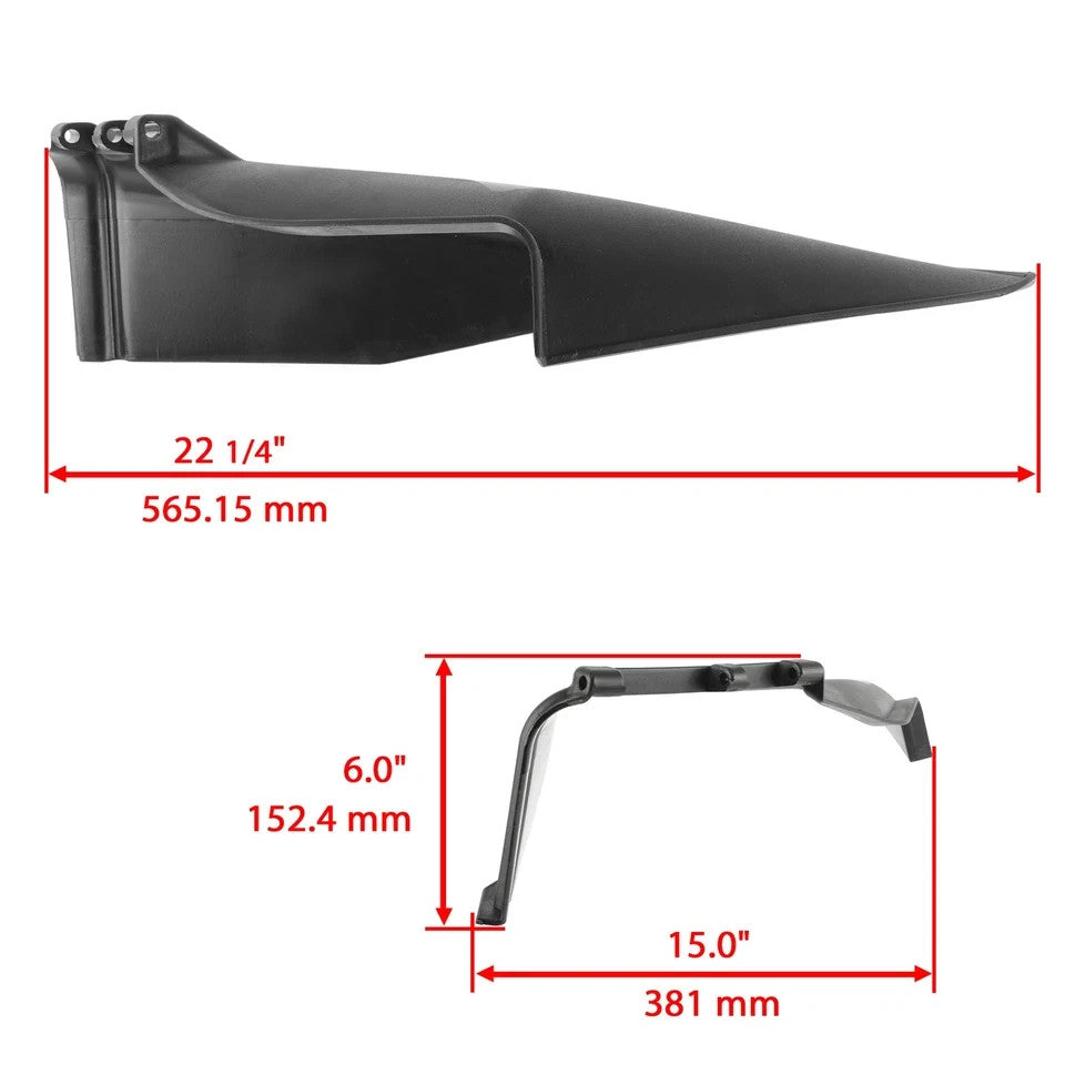 Chute Cover Deck Guard fits John Deere LA100 LA120 LA125 42" GY20647 AM126397