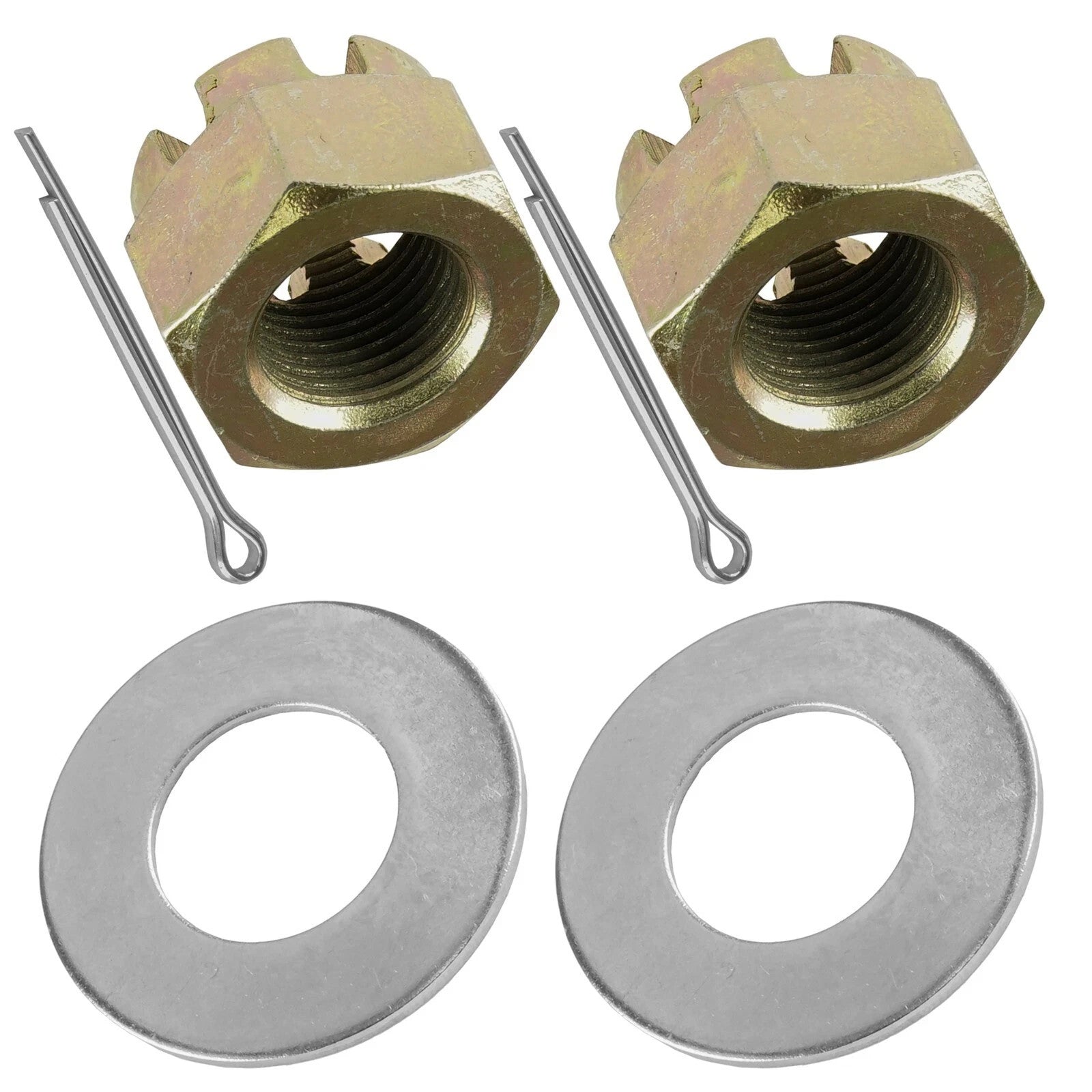 2x Clutch Washer & Rear Axle Nut for Polaris Trail Boss 350L 2x4 4x4 1990-1993