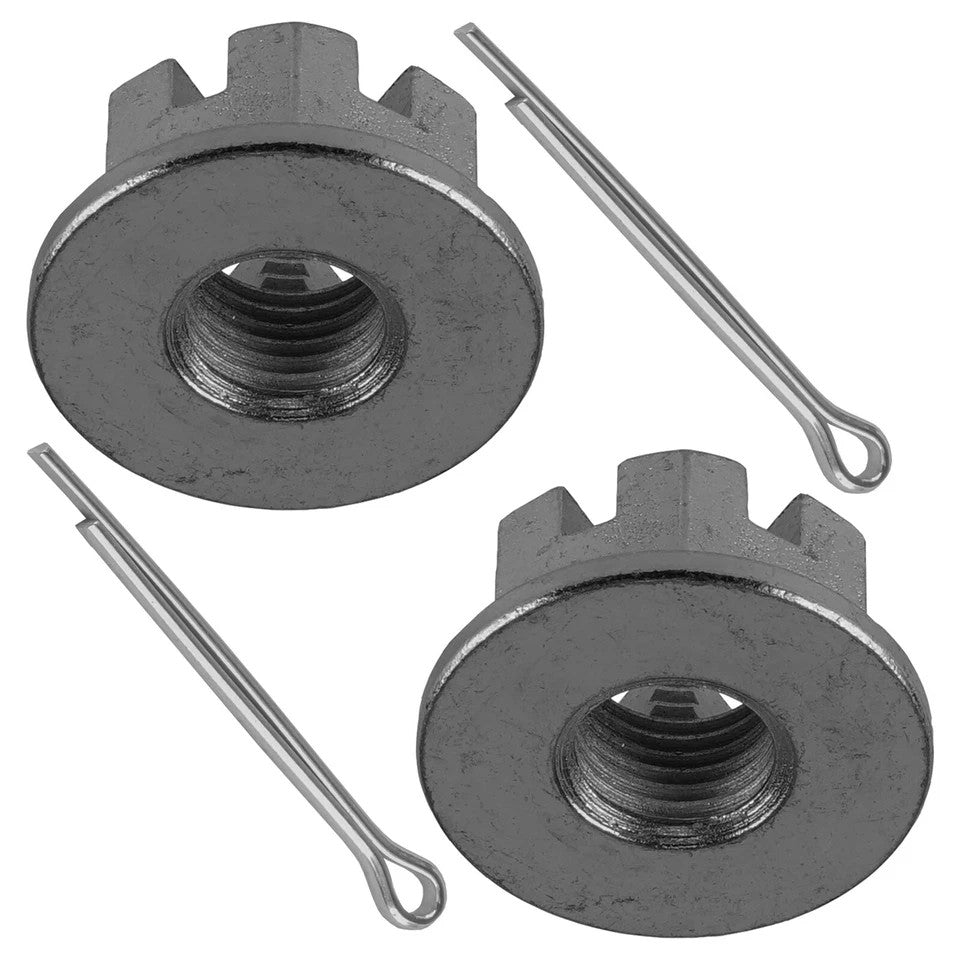 2x Rear Axle Nut w/Pin Honda Sportrax TRX90 2001-05 /TRX90EX 08 / TRX90X 2009-22
