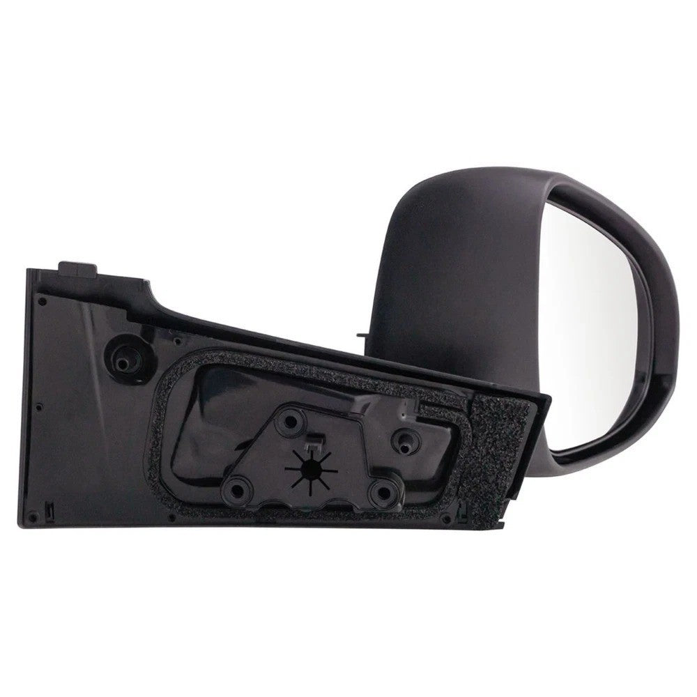 Mirror Manual Textured Molding Smooth Black Passenger Right for Yaris Hatchback