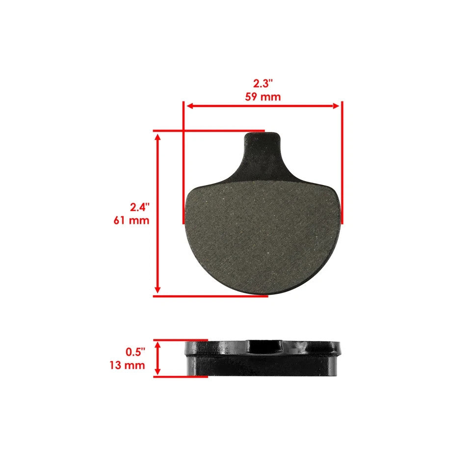 Front And Rear Brake Pads for Harley Davidson Fxst Fxstc Softail 1985-1999