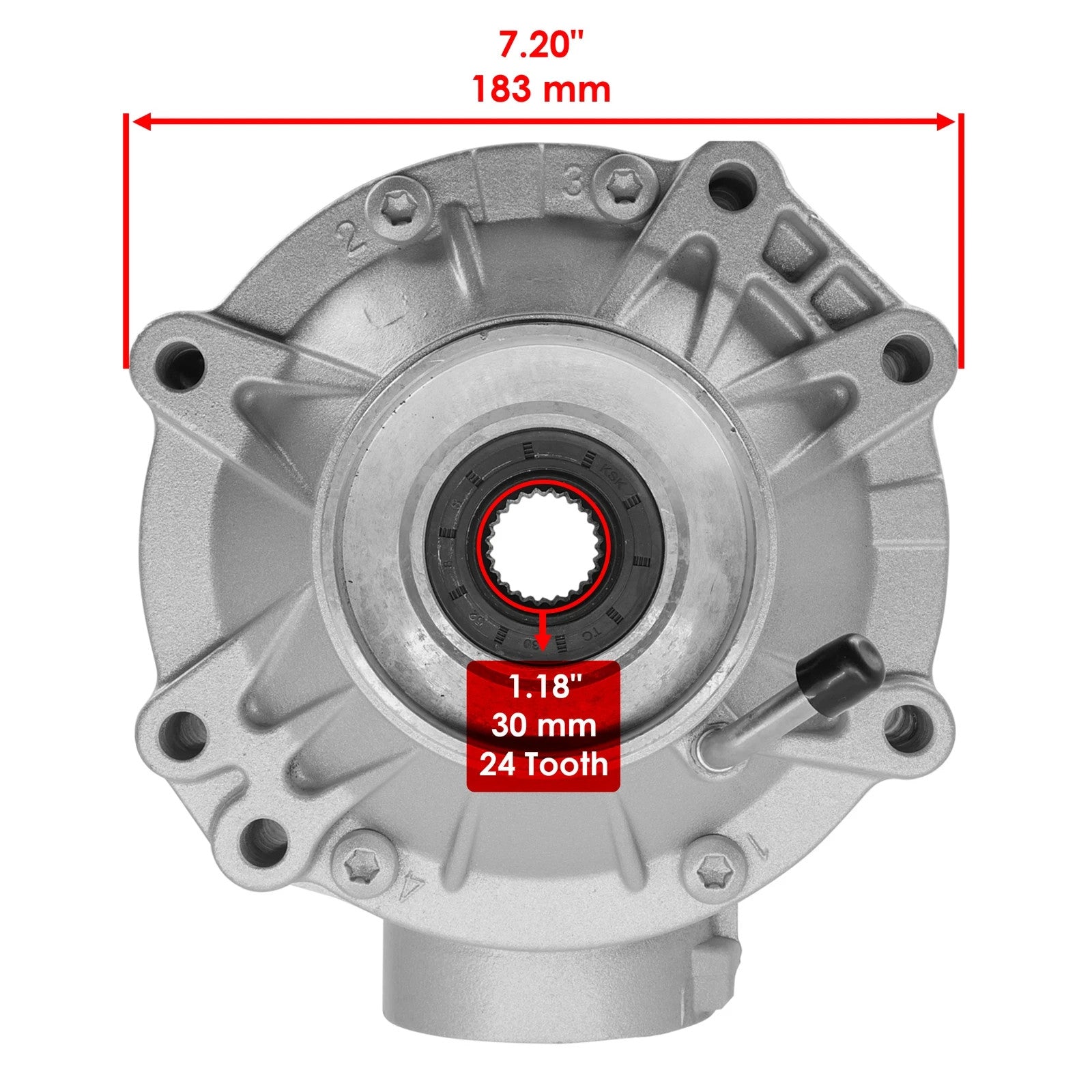 Complete Rear Differential Diff for Can-Am Outlander 650 4X4 2013 2014-2018