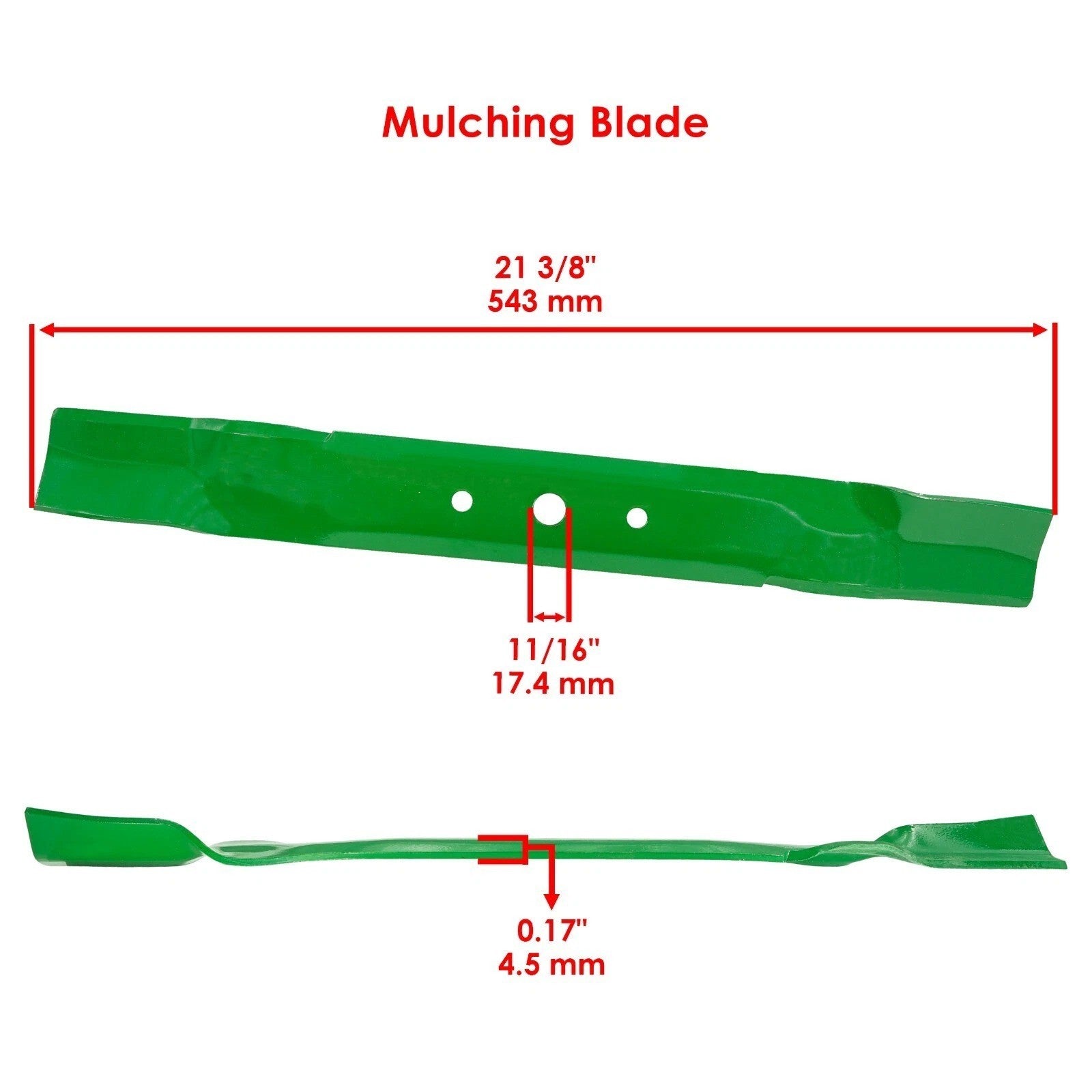 Caltric 42" Deck Blade For John Deere 14.542GS 17.542HS 1642HS 1742HS Sabre