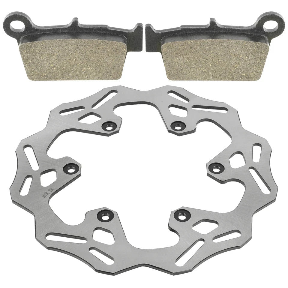 Rear Brake Disc Rotor W / Brake Pad Fits Yamaha YZ125 YZ250 YZ450F 2003 - 2025