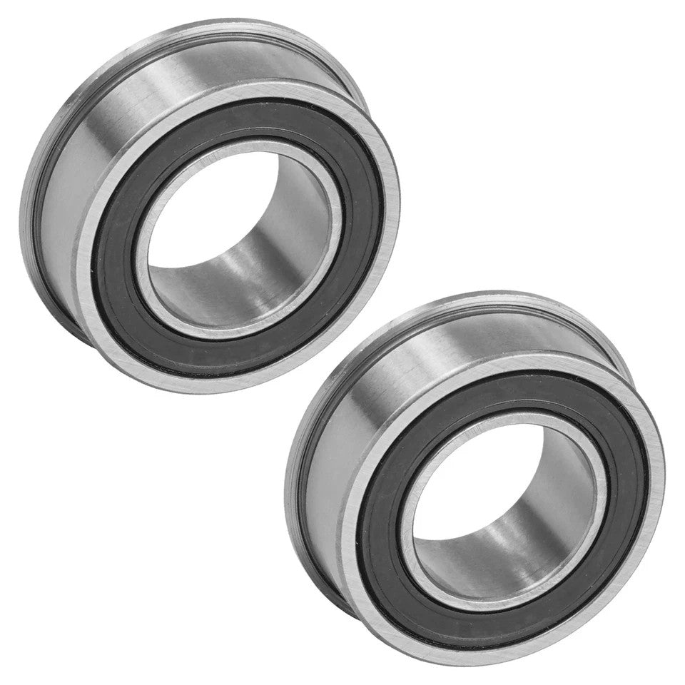 Caltric F6003-19-2RS F6003 Flange Deep Groove Sealed Ball Bearings 19x35x13