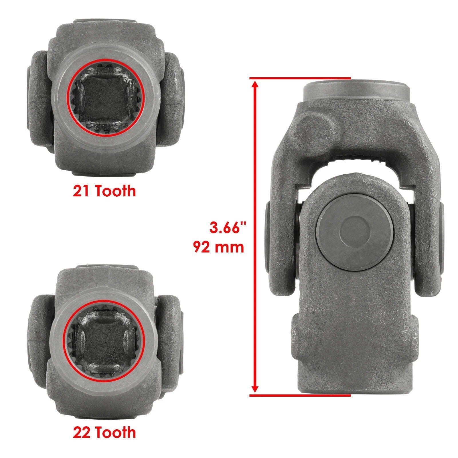Front Propeller Shaft Yoke Assembly fits Kawasaki Mule KAF400 610 4x4 2005-2016