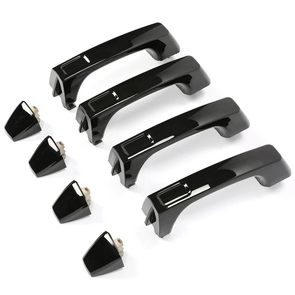 HECASA 4PCS of Exterior Door Handles Fit 06-10 Hummer H3 replace for 25832250