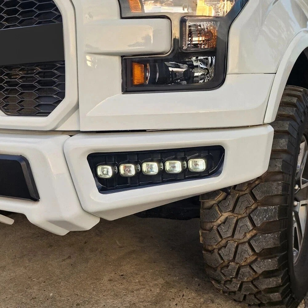 Front Bumper LED Fog Lights W/Turn Signal Lamps For Ford F-150 Raptor 2017-2020