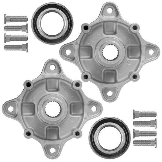 2 Rear Wheel Axle Hub W/ Bearing Bolt for Polaris Ranger Crew 500 4X4 2011-2013