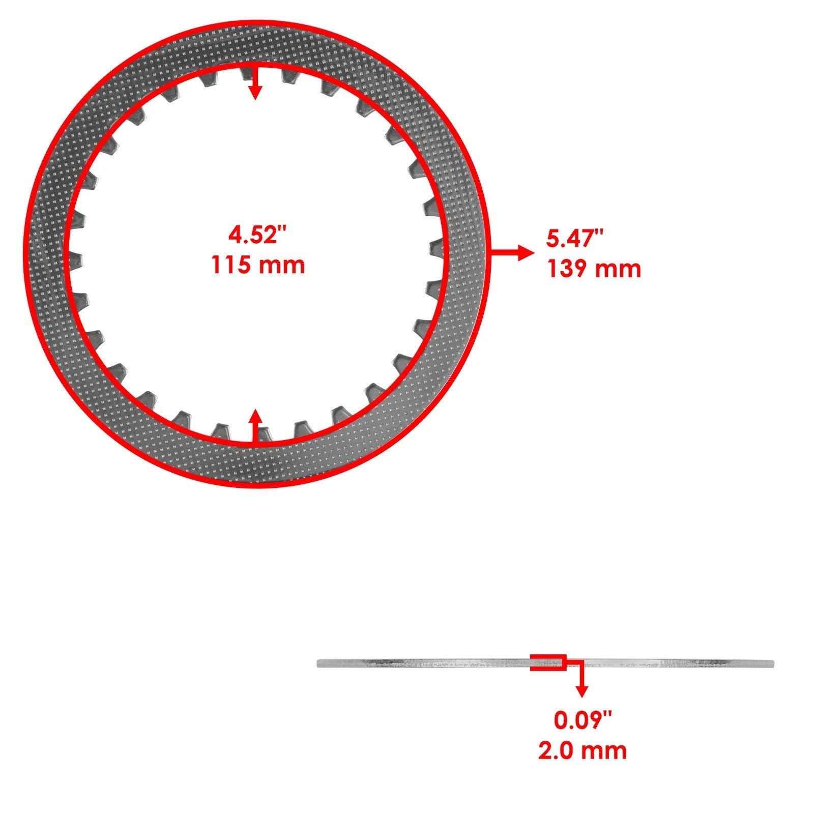 Clutch Friction Plates and Gasket Kit for Suzuki Intruder 1400 VS1400GLP 1987-09