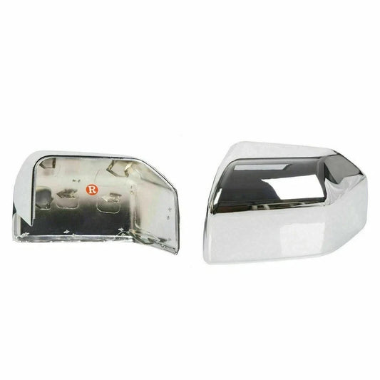 For 15 16 17 18 19 20 Ford F150 F-150 Top Half Chrome Mirror Covers Replacement
