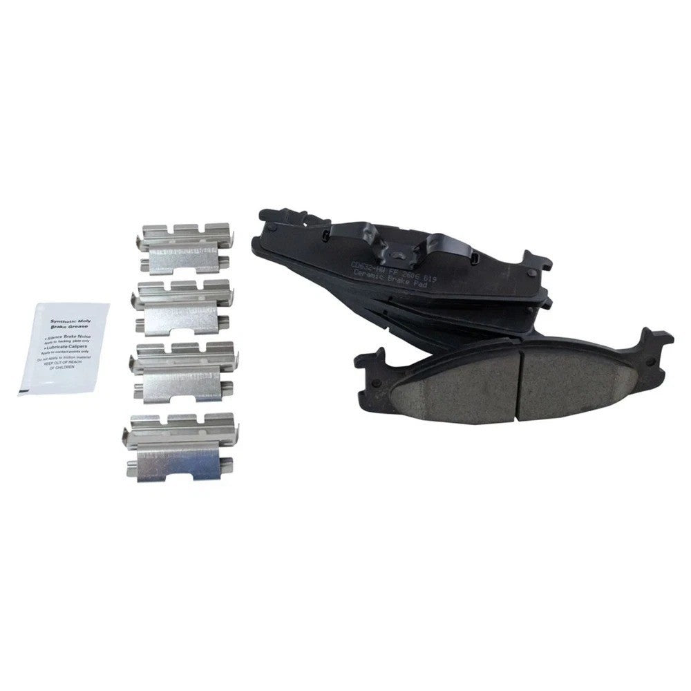 Front Ceramic Brake Pad & Rotor Kit Left & Right for 94-96 Bronco F150