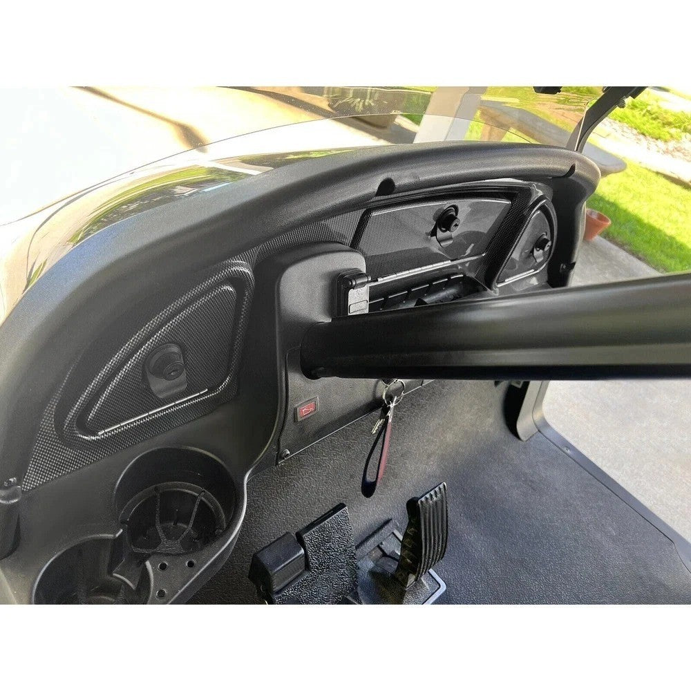 Dash Kit Carbon Fiber Style For Club Car Precedent Tempo Golf Cart 2008.5-up