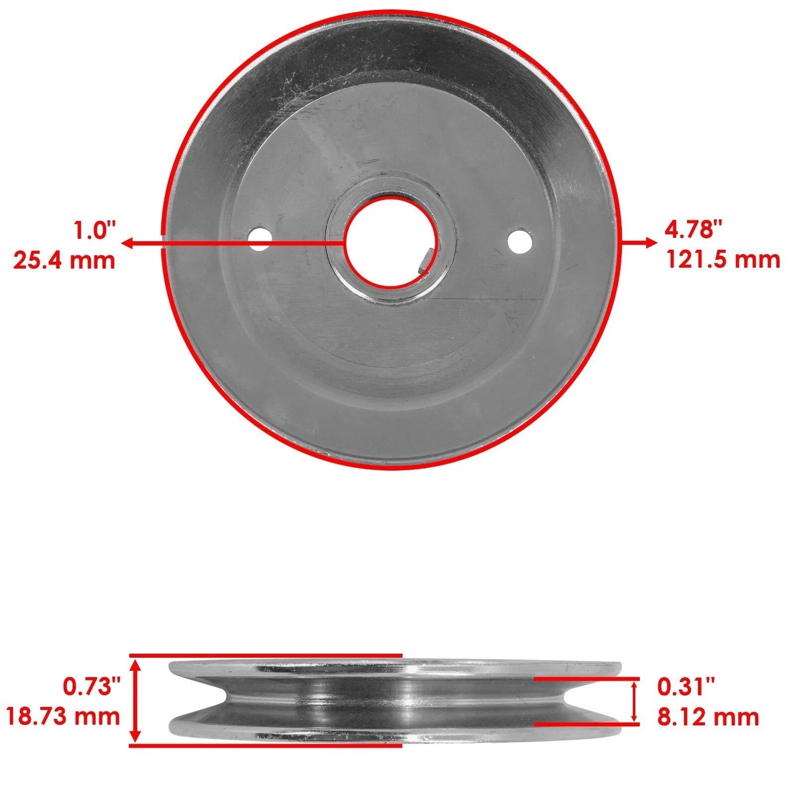 Spindle Pulley For Ariens 07330267 01610300 For Gravely 07330267 01610300 52"