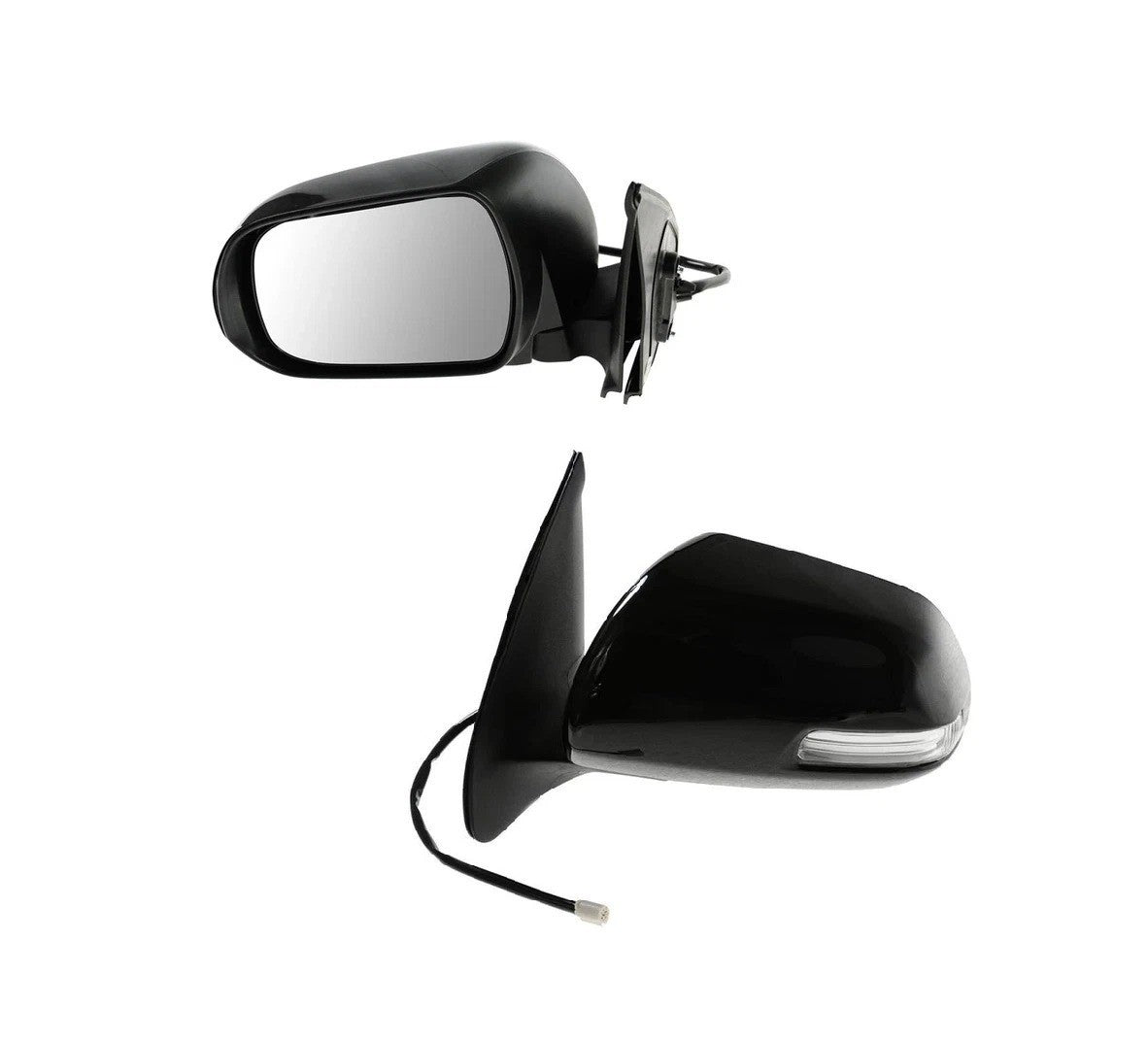 Mirror Power Turn Signal Black Pair Set for 12-15 Toyota Tacoma NEW