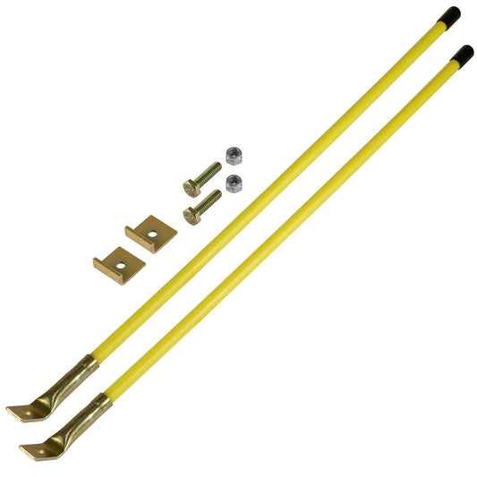 Snow Plow Blade Guide Markers 26" Bolt on For Myers Buyers 09916 1308005 Yellow