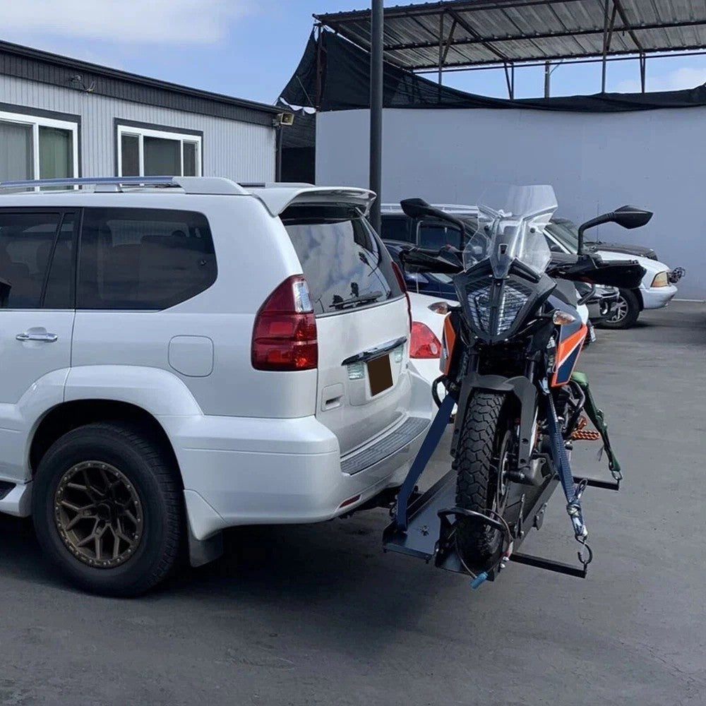 Heavy Duty Motorcycle Carrier Hitch Rack Mount Trailer Hitch Hauler