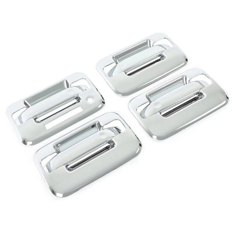 For Ford F-150 F150 2004-14 Chrome Door Handle Tailgate Covers 4 Door w/Key Pad