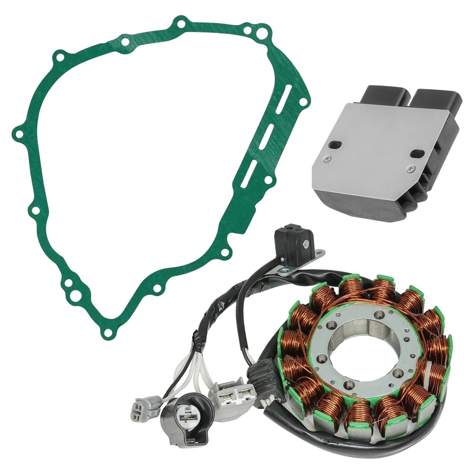 Stator & Regulator for Yamaha Rhino 700 YXR700F 4X4 Fi 2008-2013 W/Gasket