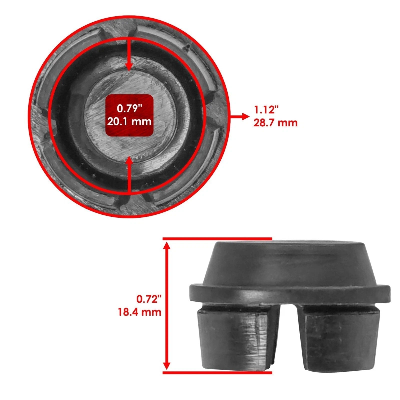 Deck Wheel Kit w/Hub for John Deere 425 445 455 48" 54" M145727 AM115488 4x