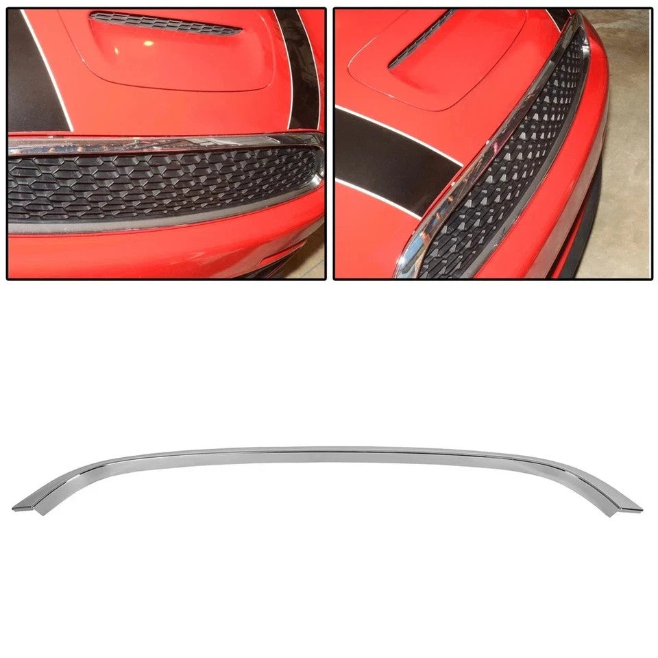 HECASA For Mini Cooper R55 R56 R58 R59 2009-15 Chrome Grille Hood Trim Moulding