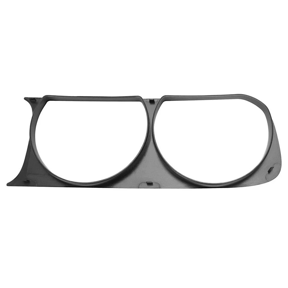 HECASA New For Dodge Challenger 2008-2014 Right Side Headlight Bezel Cover Black