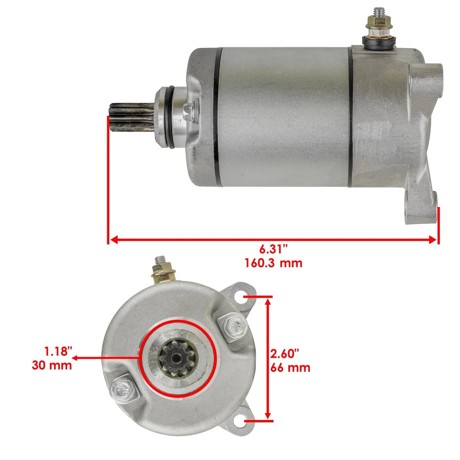 Starter for Polaris Ranger 400 4X4 2010-2012 2014 / Ranger 400 Midsize 2013