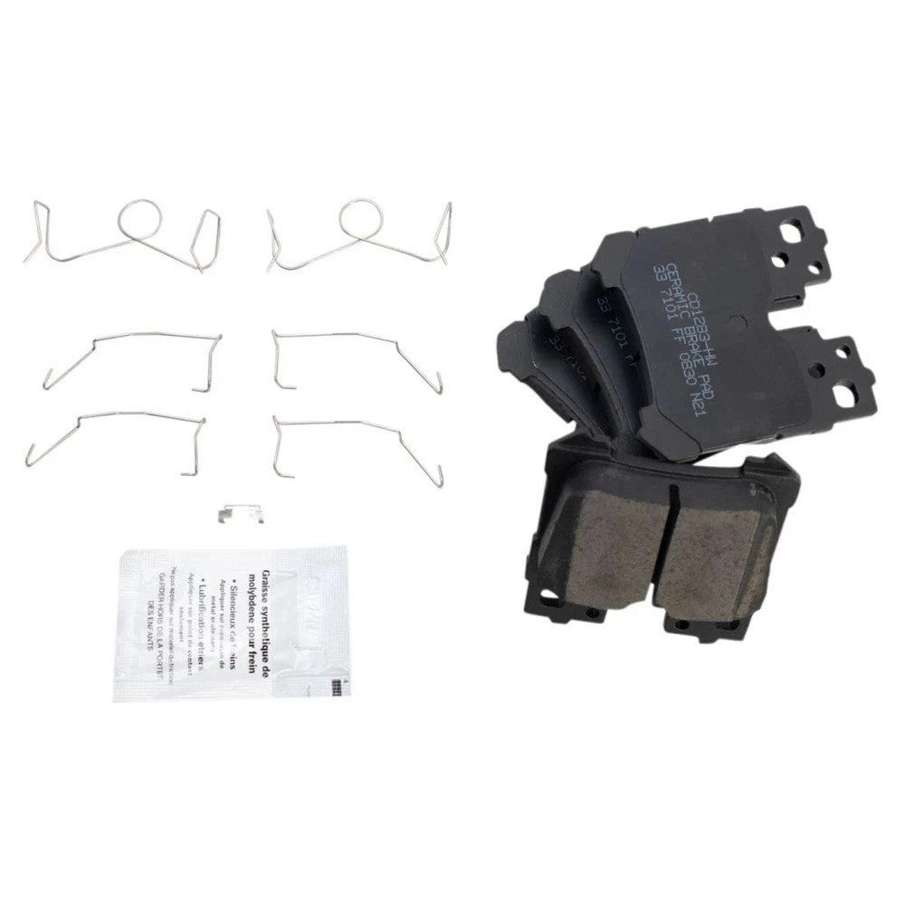 Rear Brake Pad & Rotor Kit Brake Rotor For 2007-2017 Lexus LS460