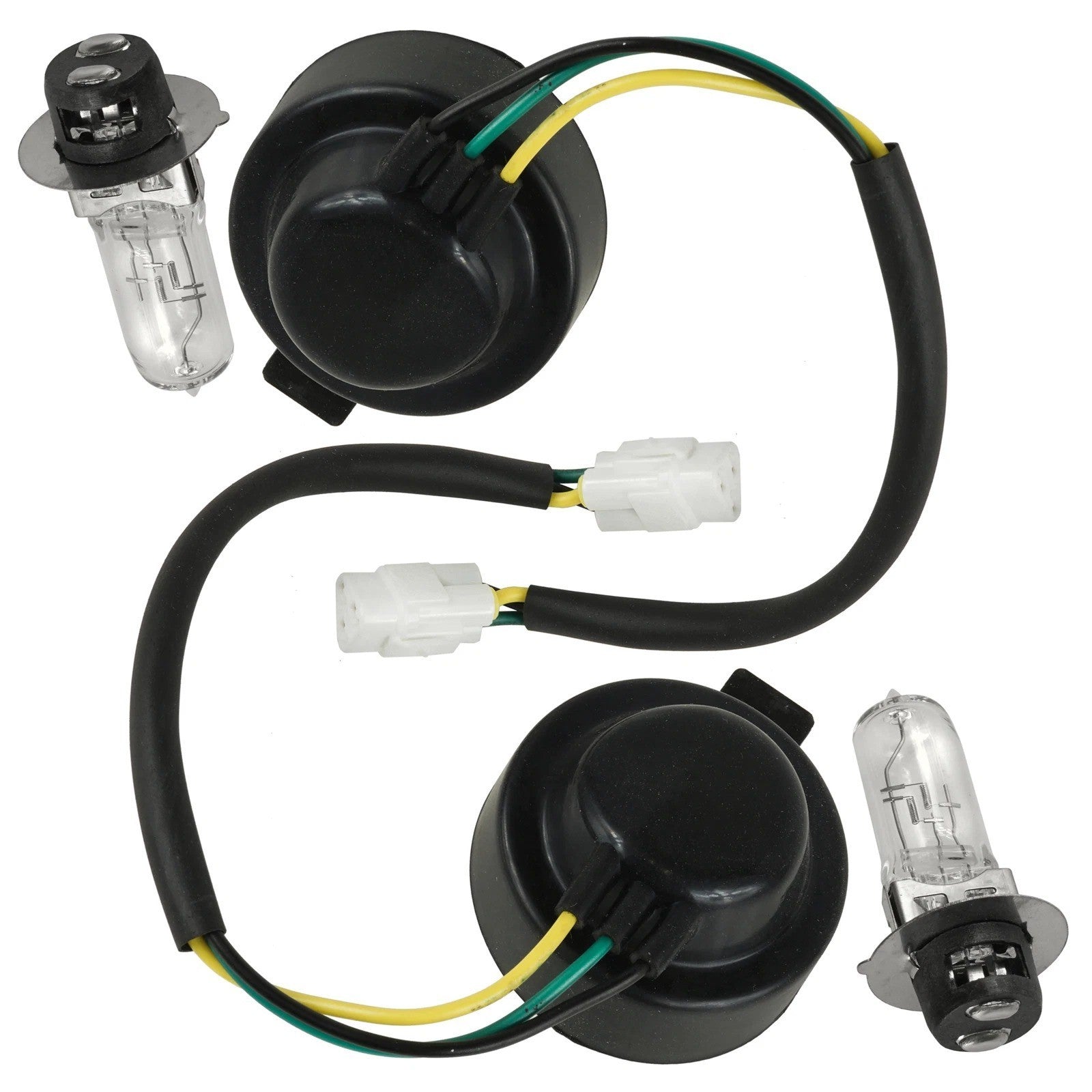 2X LH RH Headlight Socket and Bulb for Yamaha Raptor 700 YFM700R 2006 2007-2026