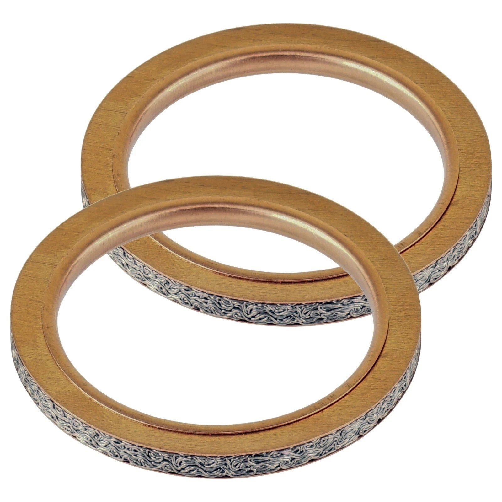 2 Exhaust Muffler Pipe Gaskets for Yamaha Raptor 700 YFM700R Se 2006-2012