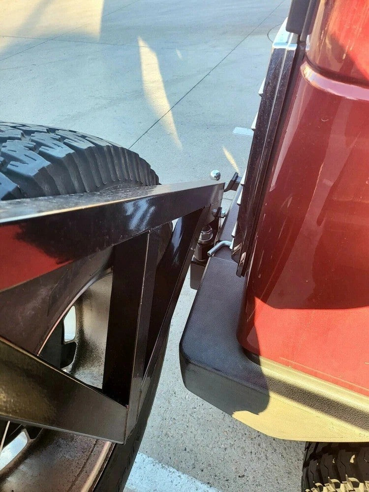 HECASA Heavy Duty Spare Tire Carrier Mount w/Drop Down Option For All Hummer H2