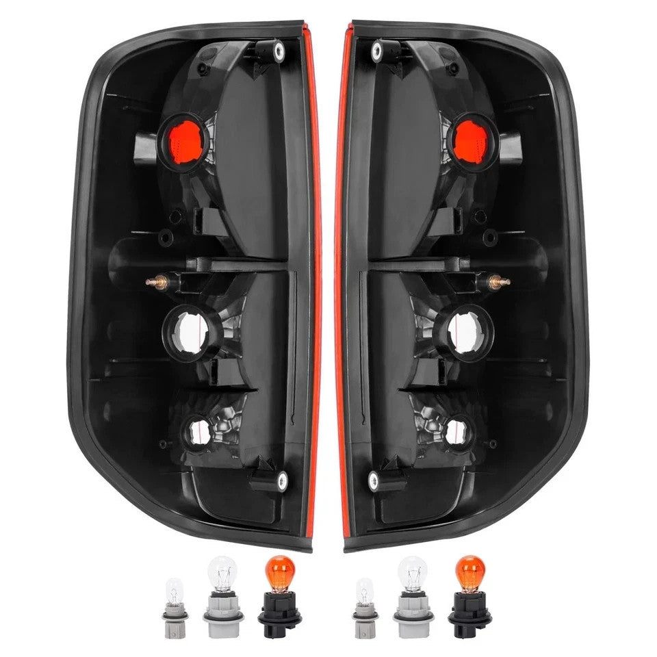 2 PCS Tail Lights Lamps Red Lens For Nissan Frontier 05-21 Suzuki Equator 09-12