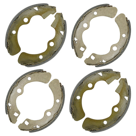 2 Front Rear Brake Shoes for Kawasaki Mule 3010 KAF620 1993 2001 2002 2003-2008