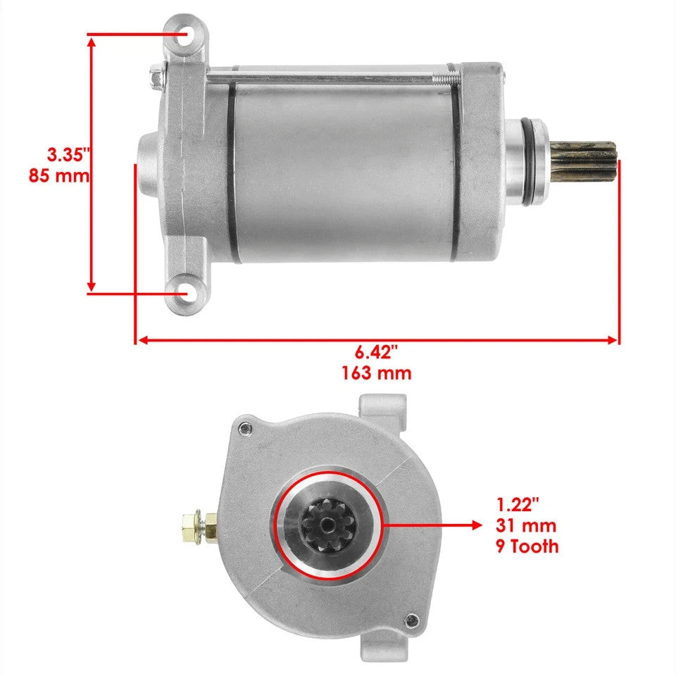 Starter & Starter Clutch & Gear Idler for Yamaha Rhino 660 YXR660 2004-2007