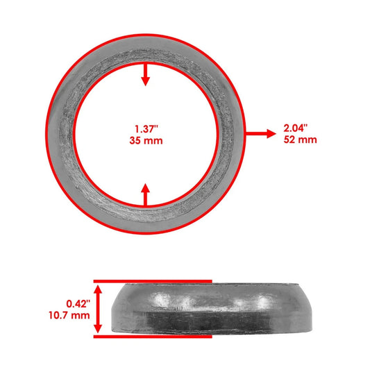 Exhaust Resonator Donut Gasket for Arctic Cat 0612-188