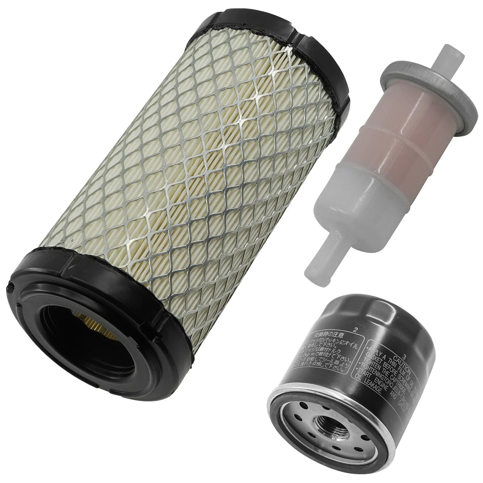Caltric 11013-1290 Air Filter Kit For Kawasaki Mule 3010 KAF620 2001-2008