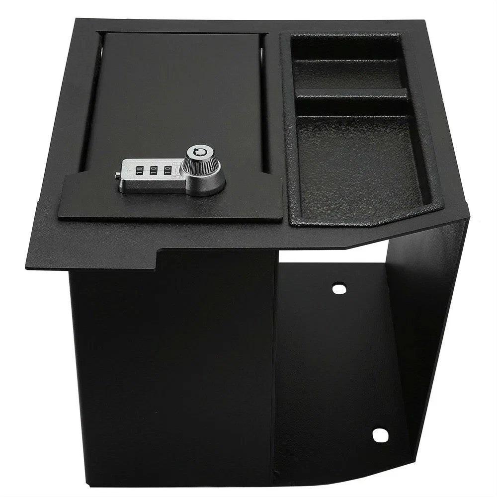 For Toyota 08-21 Sequoia Tundra 07-13 3-Digit Center Console Safe Box With KEY