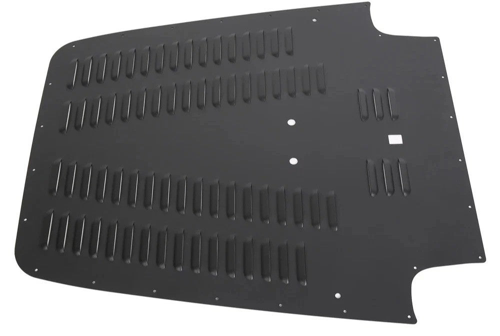 Aluminum Alloy Vented Hood Louver Black For 2003-2006 Jeep Wrangler TJ / LJ