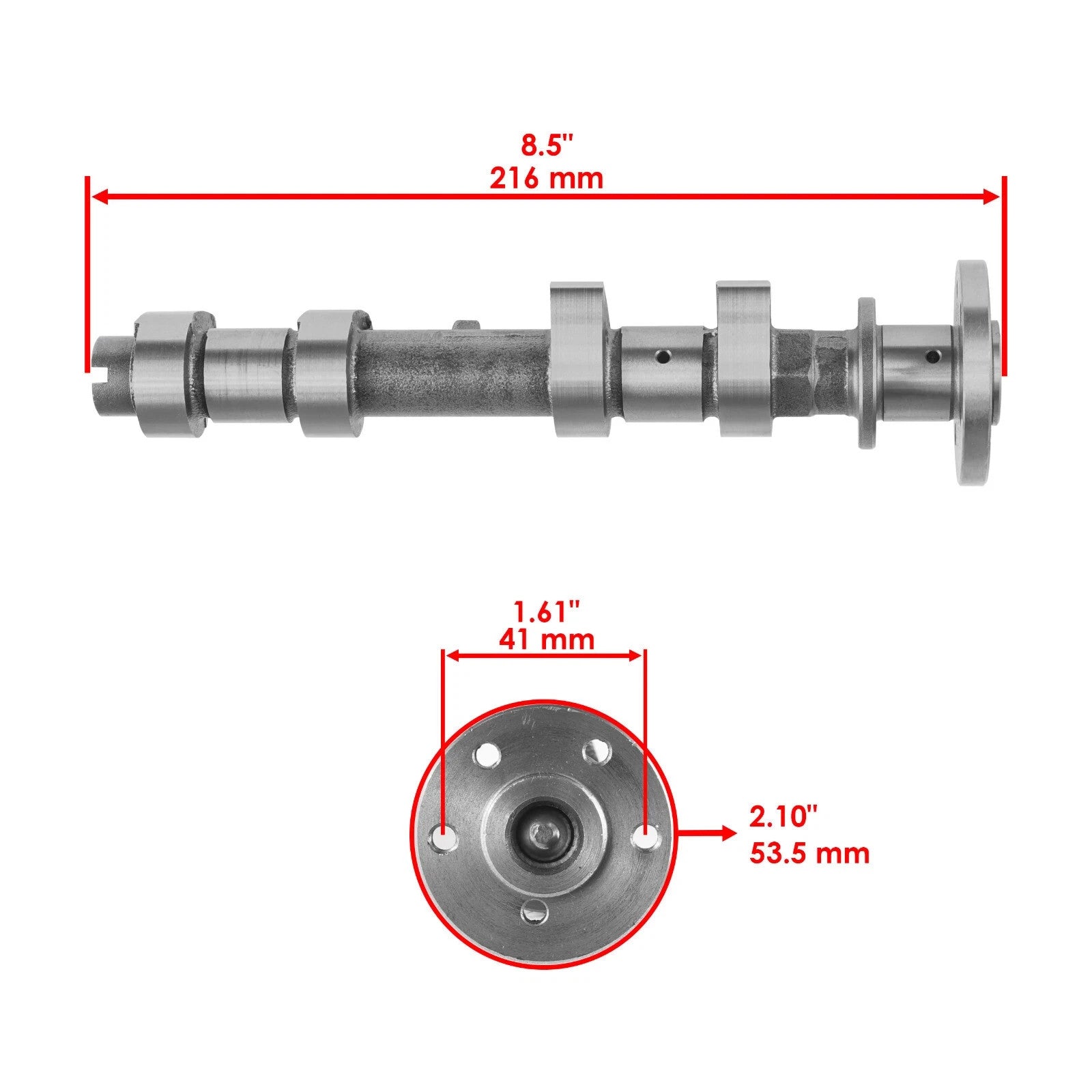Exhaust Camshaft Assembly fits Polaris RZR XP 4 1000 2015 2016 2017 2018 - 2021