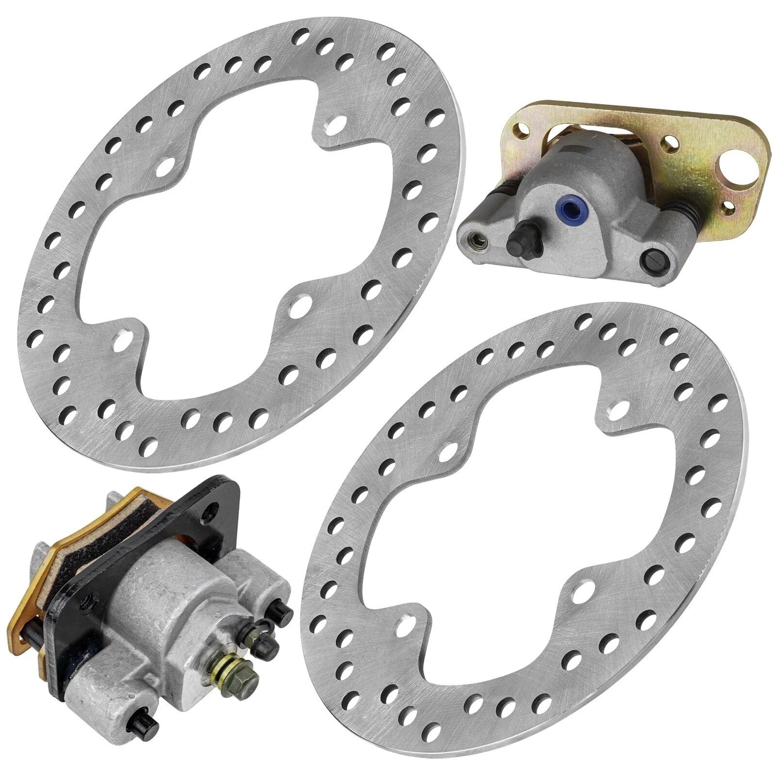 Rear Brake Caliper w/ Disc fits Yamaha Grizzly 700 YFM700F YFM700G 4X4 2012-2026